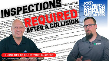 SCRS Quick Tip: Required OEM Safety Inspections
