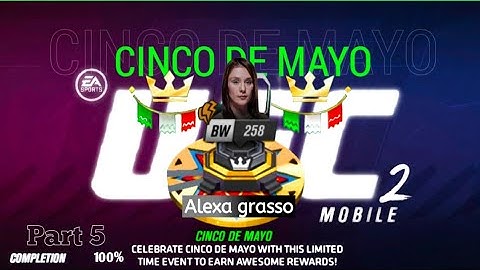 UFC Mobile 2 Cinco De Mayo Part 5 | Completion 100% | #Alexagrasso | New Gaming Android Videos