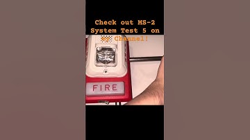 Check out MS-2 System Test 5 - Retrofit on my YouTube Channel! #firealarm