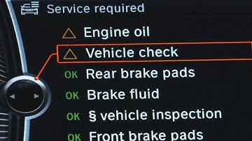Understanding your dashboard symbols - Condition Based Servicing with iDrive
