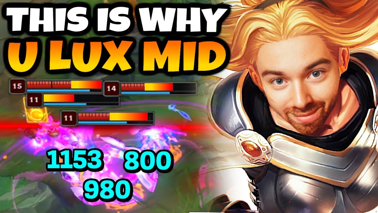 HIGH ELO DOESN'T RESPECT LUX MID. I'M GONNA CHANGE THAT.