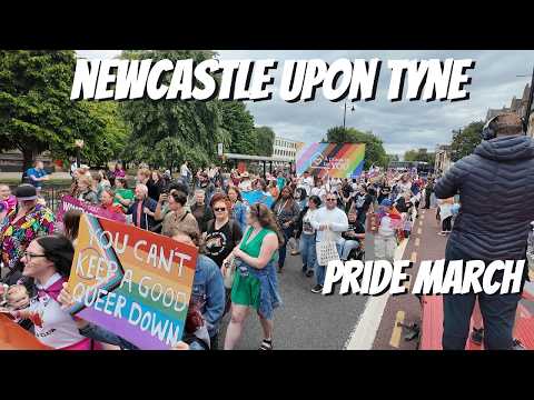 Newcastle Upon Tyne - Pride Takes Over The City - Masses Choked The City Streets