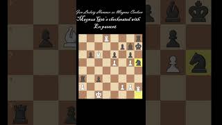 Magnus Carlsen's En Passant Checkmate Defeat#chess #shorts