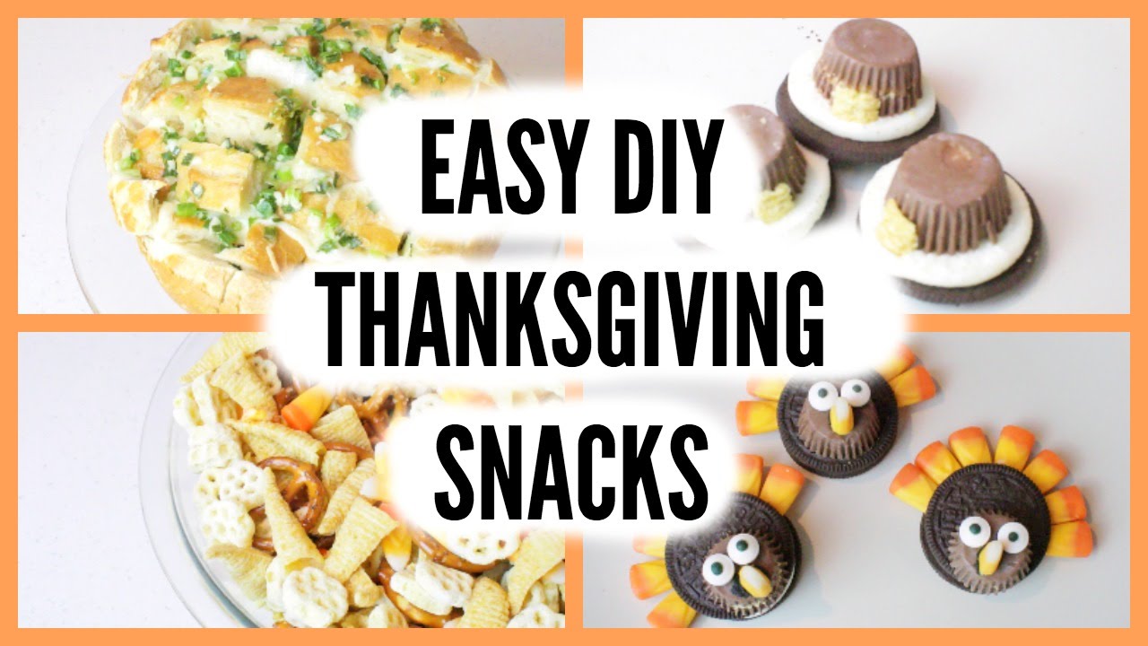 4 Easy Thanksgiving Snacks That You Can Prepare At Home - YouTube