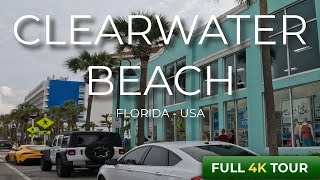 🏖️ Clearwater Beach 4K Tour - Explore the Stunning Beachfront and Downtown Scenery 🏙️