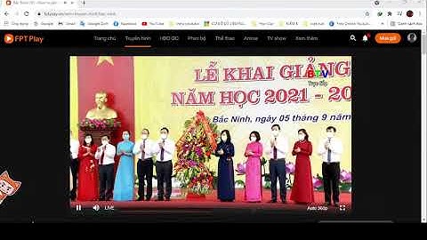 Trực Tuyến Lễ Khai Giảng Năm Học 2021 -2022 . Đài Phát Hanh Truyền Hình Bắc Ninh