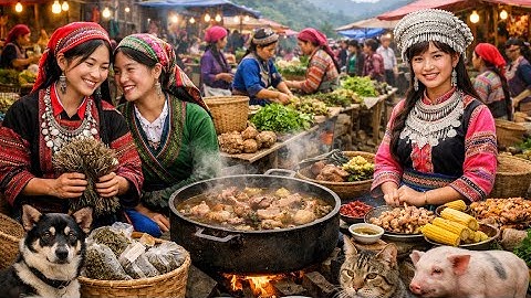 . Nhộn Nhịp Chợ Phiên Tây Bắc Những Ngày Cận Tết – Ẩm Thực Gây Nghiện, Đồ Rừng Hiếm gặp,