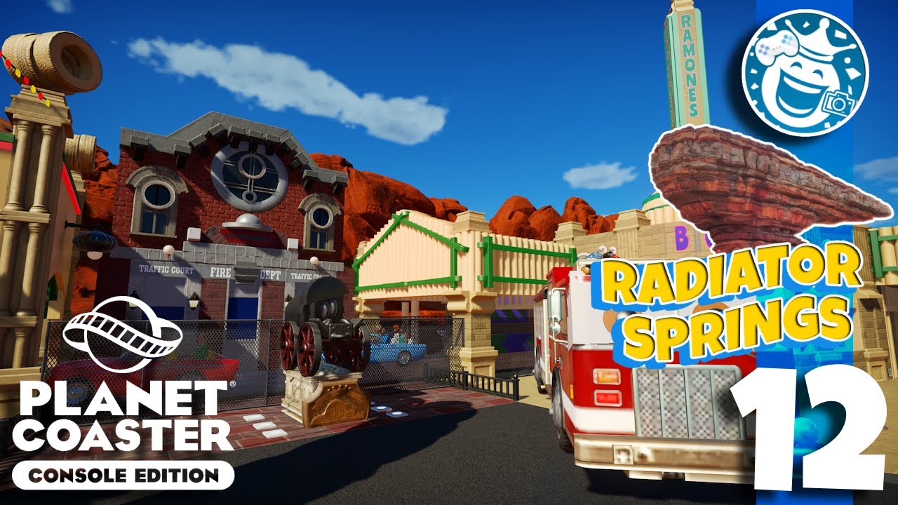 Fire Department Facade Cars Radiator Springs Coaster Console