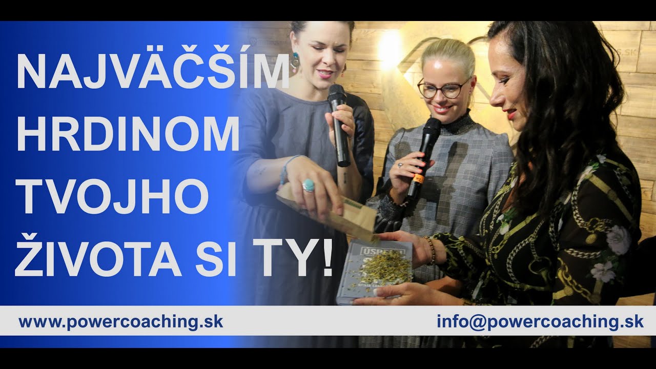 KRST KNIHY ÚSPECH SI TY | Silvia Langermann & Kristína Tormová | Power Coaching