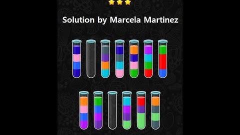 Color Water Sort 3D level 154 | Gameplay Mobile Games