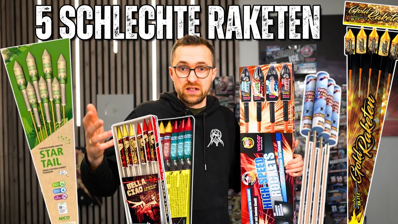 5 Schlechte Raketen für Silvester! 🚀💥