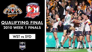 Wests Tigers vs Sydney Roosters - 2010 Qualifying Final - FULL HIGHLIGHTS