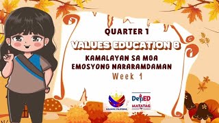 Kamalayan sa mga Emosyong Nararamdaman | #ValuesEducation8 | Q1 W1 | #RevisedK_10Curriculum