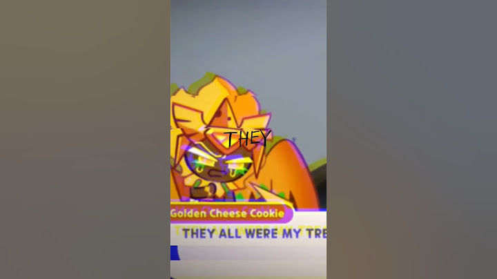 poor Golden cheese cookie...