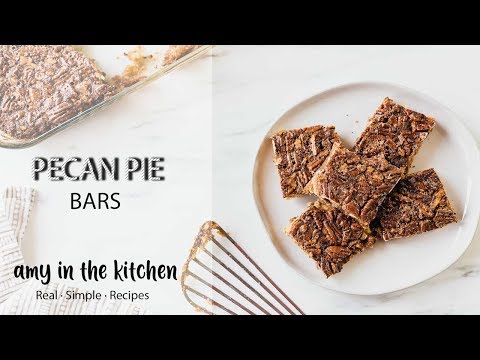 Pecan Pie Bars - Simple and Delicious Dessert Recipe!!