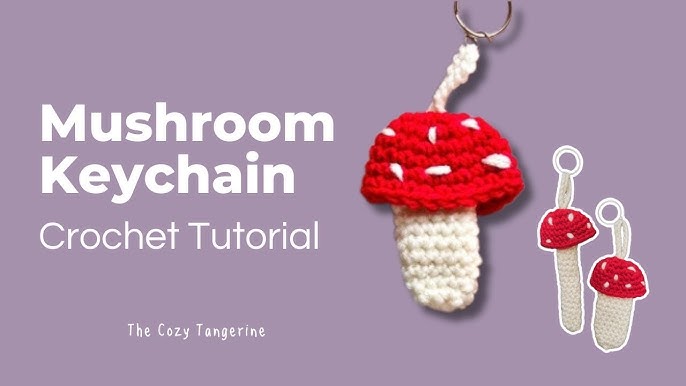 Essential Oil Roller Keychain- Free Crochet Pattern - A Crafty Concept