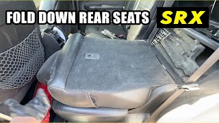 Cadillac SRX : How to Fold Down Flat The Read Seats