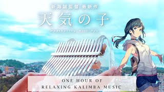 1 Hourweathering With You Relaxing Kalimba Cover For Sleeping Studying Relaxing