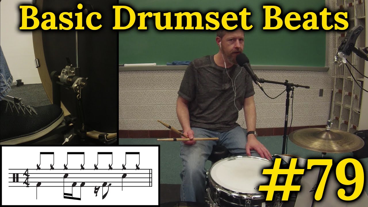 Drumset Basic Beats 79 FREE LESSON SERIES! YouTube