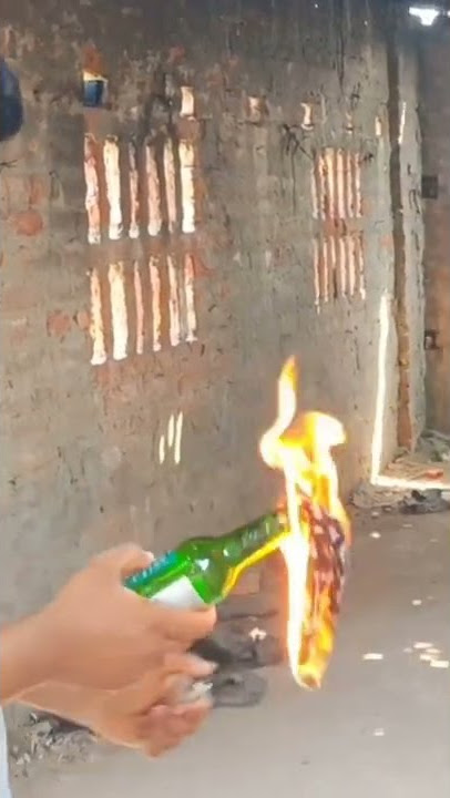 Pubg mobile Real Life Molotov Cocktail Test #crazybanglargeorge #experiment #viral #shorts