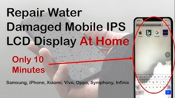 How to Repair Water Damaged Display | How to Remove Water From Mobile Display  | IPS LCD Display