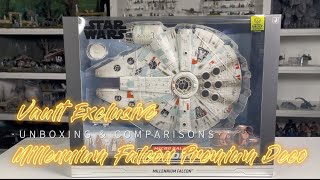 Star Wars Micro Galaxy Squadron Millennium Falcon Premium Deco Unboxing Toy Review screenshot 5