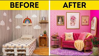 Fancy vs. Simple Room Makeover! 💎 Designer Decor vs. Genius Hacks by 123 GO! Galaxy