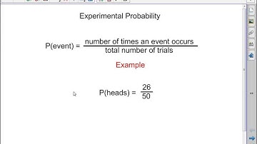 11-2 Experimental Probability