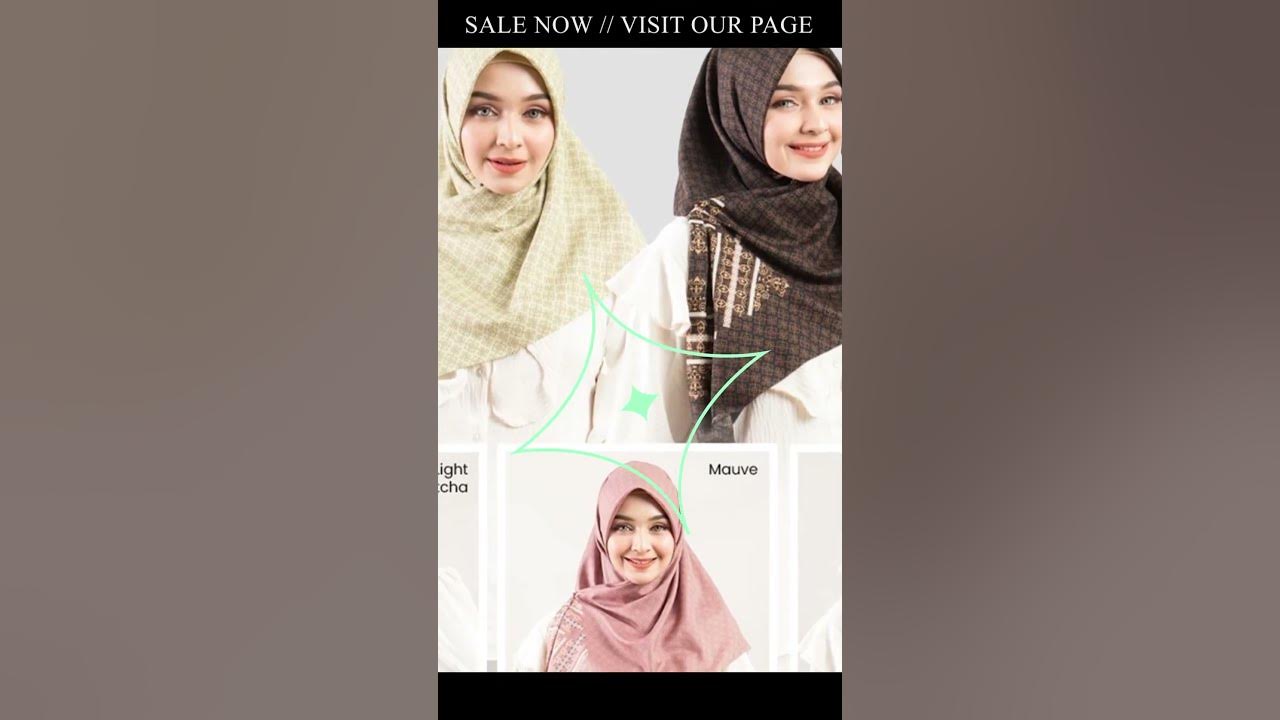 Umama Scarf Pouch Voal Miracle Premium Motif Print Digital Logo Metal Swarovsky Kerudung Segi Empat