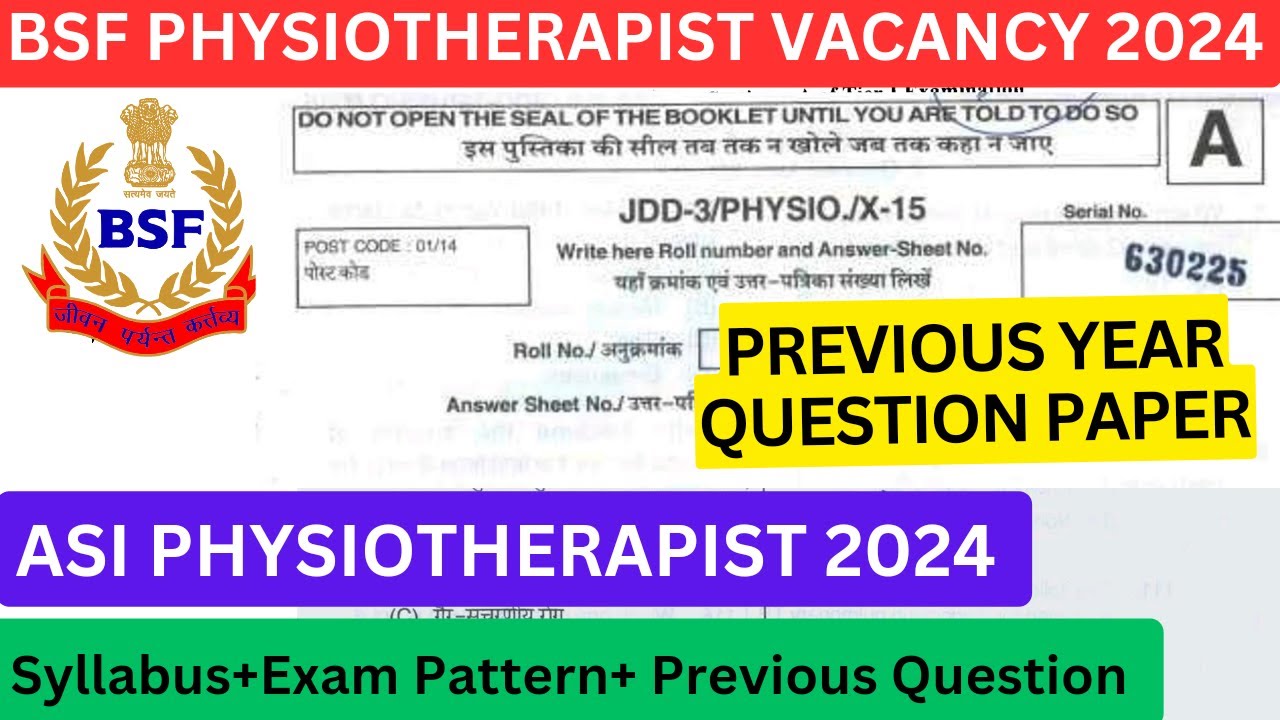 Government Physiotherapist Vacancy 2024 BSF PHYSIOTHERAPIST PREVIOUS government-physiotherapist-vacancy-2024-bsf-physiotherapist-previous