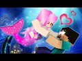 Herobrine fell inlove with a MERMAID!! - MONSTER SCHOOL TO THE RESCUE!-  ROMANTIC COMEDY MINECRAFT