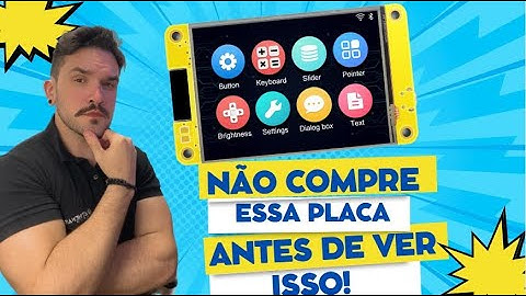 Melhor placa para desenvolvimento. Display ESP32 320x240, Será que é melhor do que Arduino ?