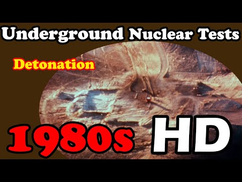 HD footage of underground nuclear tests 1980s