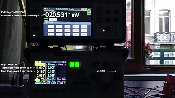 LabVIEW Programmable eLoad Test with Keithley  DMM6500 and Rigok DP832A