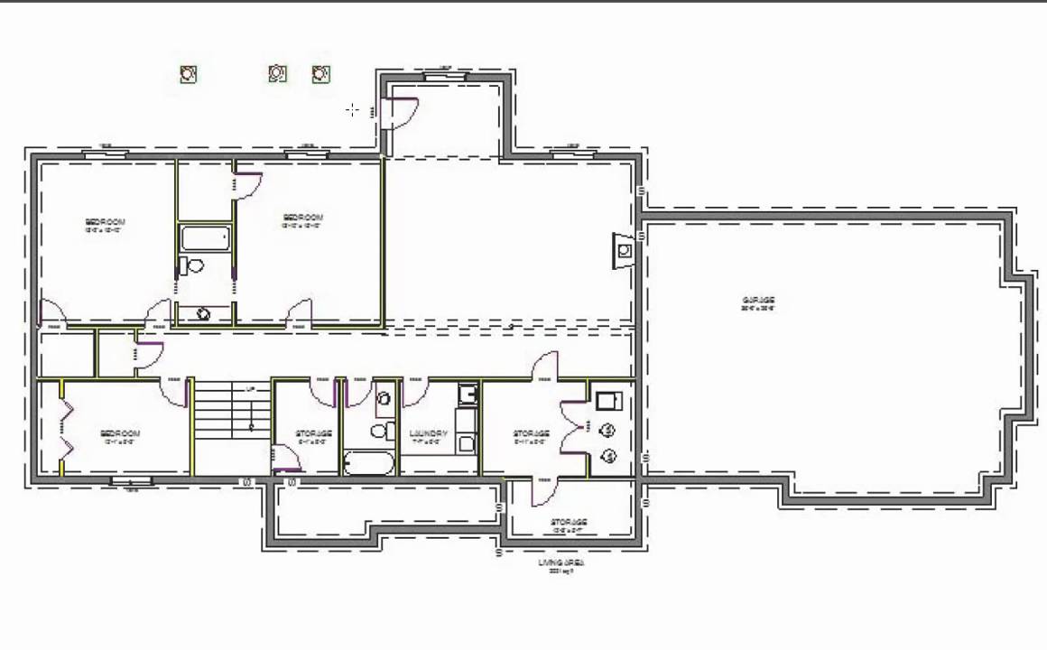 H107 Executive Ranch House  Plans  2000  SQ  FT  Main 4 Bedroom 