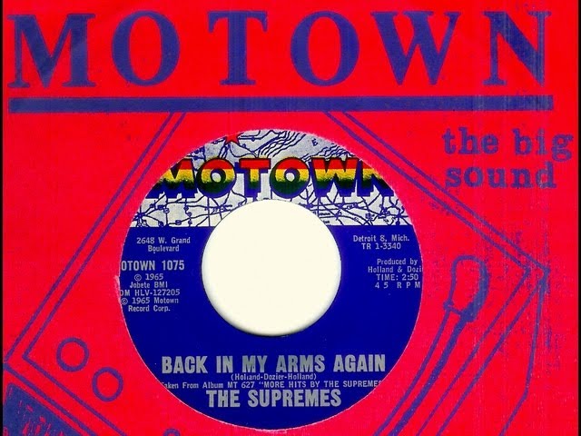 The Supremes -  Back In My Arms Again