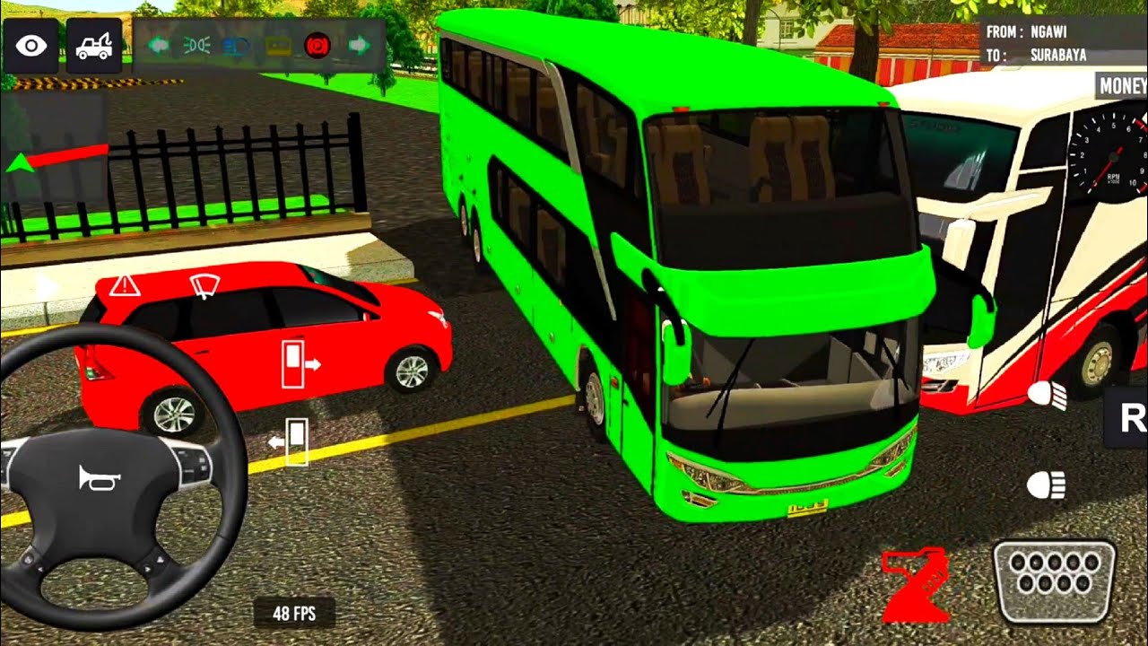 BUS SIMULATOR INDONESA 2026 Bus Driving City euro Coach bus Simulator -Android Gameplay Bus