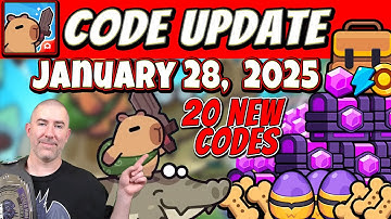 Capybara Go! All Working Codes January 28, 2025 | 20+ NEW CODES! Many Old Codes Reactivated!