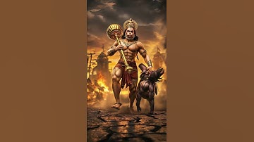 Thumbnail of #jaibajrangbali #jaishreeram #hanuman #trendingshorts #shorts #song