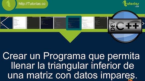 arrays – visual c++ (triangular inferior datos impares)