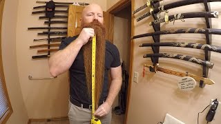 24 Inch Long, 4 Year Old Beard Shave