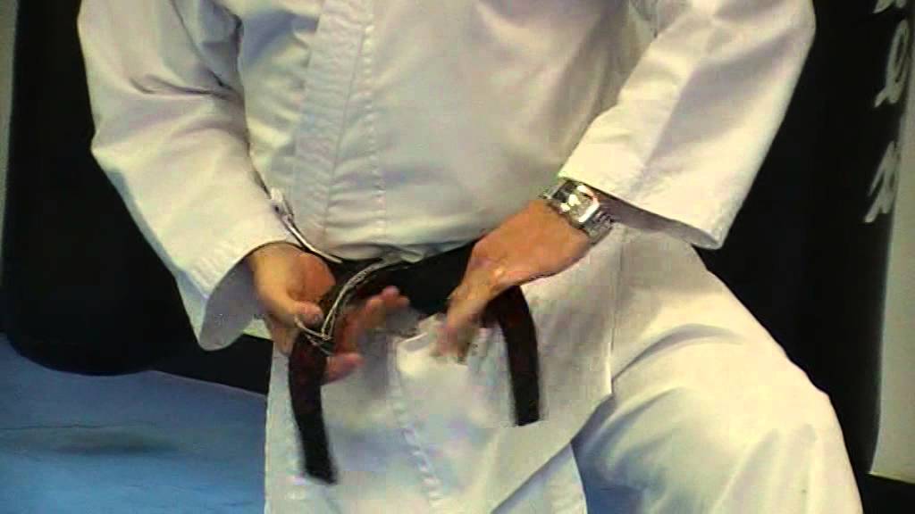 How to put on a karate belt YouTube