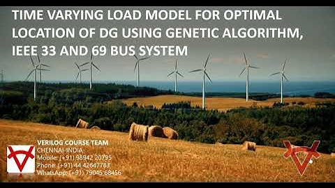 TIME VARYING LOAD MODEL FOR OPTIMAL LOCATION OF DG USING GENETIC ALGORITHM