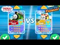 Thomas and Friends Go Go Thomas 🟢🌷💛Percy VS Carly in Super fun Race! UPGRADE your engine for Booster