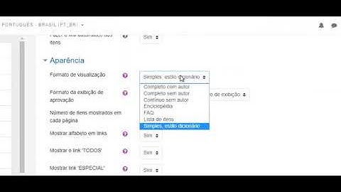 Atividade Glossário Moodle