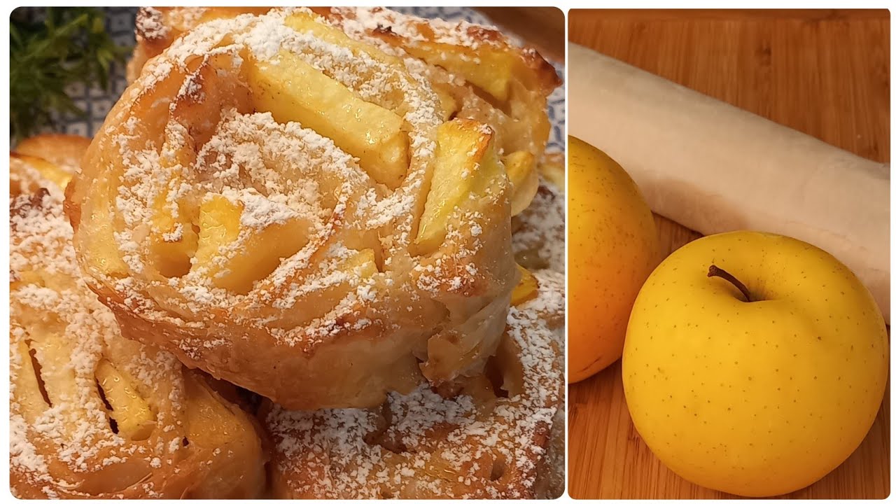 هاتوا تفاحتين ولفة جلاش ! واعملوا فطيرة التفاح اللذيذة في الفرن /وصفات سهلة وسريعة