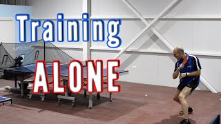 COMO ENTRENAR A TENIS DE MESA SOLO 😎🏓  como entrenar a ping pong solo