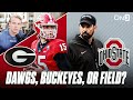 Georgia bulldogs ohio state buckeyes or field for college football national championship in 2024