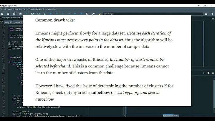 Gaussian mixture model/GMM Clustering, the next best alternative to the limitations of Kmeans