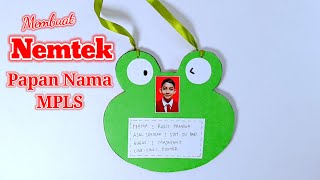 Cara Membuat Nemtek MPLS / Kartu Perkenalan MPLS / Papan Nama MPLS